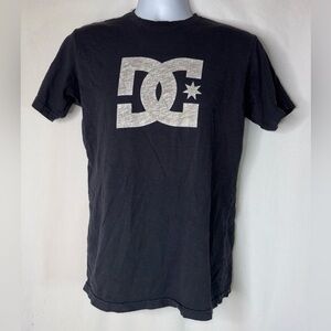 DC Charcoal Tee with White Logo